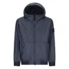 Stone Island Padded Jacket With Drip-proof And Wind-resistant In Blue