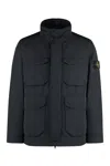 Stone Island Field Logo Patch Jacket In Black