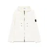 Stone Island Hooded Parka In White