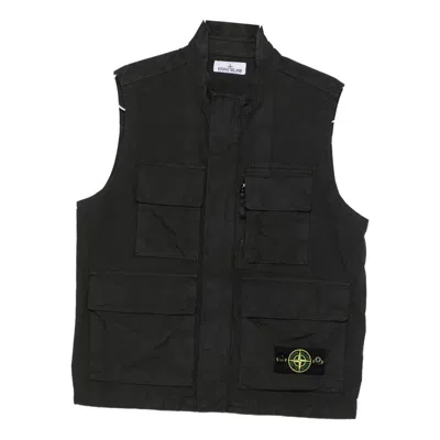 Stone Island Outwear Waistcoats In Black