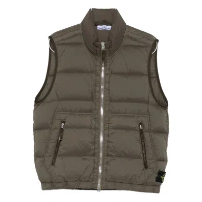 Stone Island Outwear Waistcoats In Green