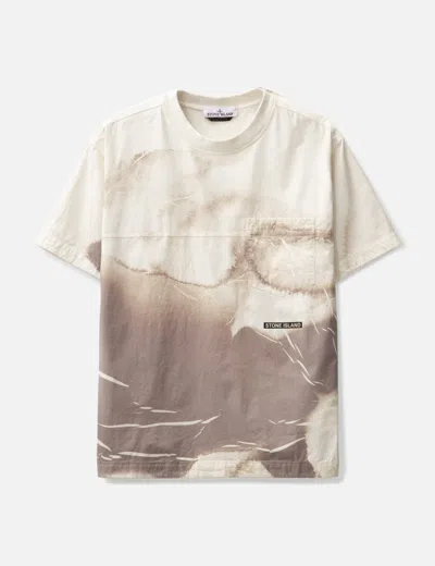 STONE ISLAND OVER TIE-DYE T-SHIRT