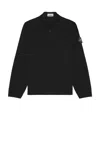 Stone Island Overshirt In Black