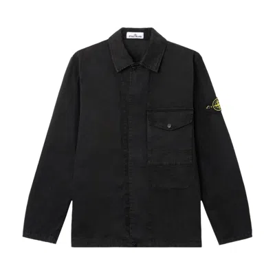Pre-owned Stone Island Overshirt 'black' | Men's Size Xl