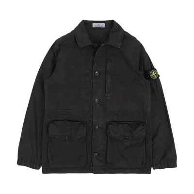 Pre-owned Stone Island Overshirt 'black' | Men's Size Xl