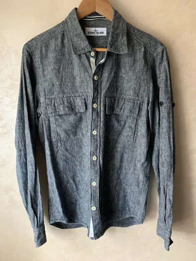 Pre-owned Stone Island Overshirt Shirt A/w 2013 Luxury In Grey