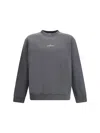 Stone Island Sweatshirt With Industrial Flow Print In Gray