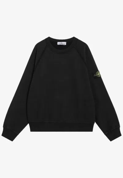 STONE ISLAND OVERSIZED CREWNECK SWEATSHIRT
