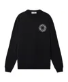Stone Island Oversized-fit Crewneck Sweatshirt With Outline Compass Print In Multi