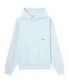 Stone Island Oversized-fit Hooded Sweatshirt With Pouch Pocket In Blue