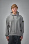 Stone Island Oversized Fit Hoodie Sweater In Gray