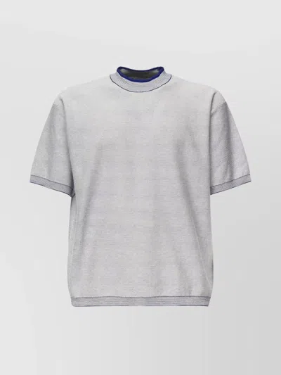 Stone Island Oversized Graphic Back T-shirt In Gray