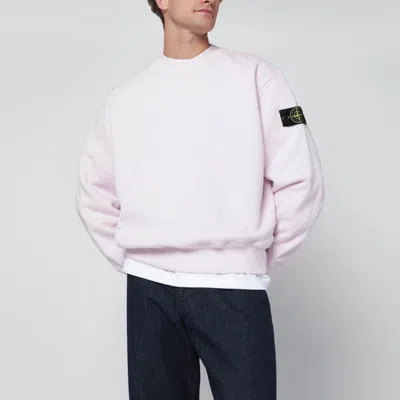 Stone Island Oversized Pink Crewneck Sweatshirt