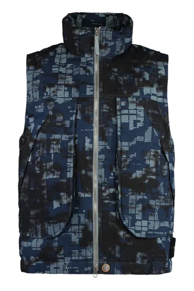 Stone Island Men's Padded Bodywarmer | Size 2xl | 8115g13e2 Color V0046 In Multi