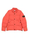 Stone Island Padded Bomber Jacket In Pink