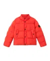 Stone Island Crinkles Reps Ny Bomber Jacket In Orange