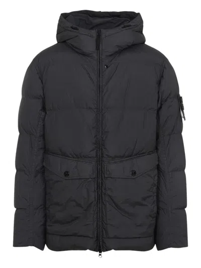 STONE ISLAND STONE ISLAND PADDED COAT WITH HOOD
