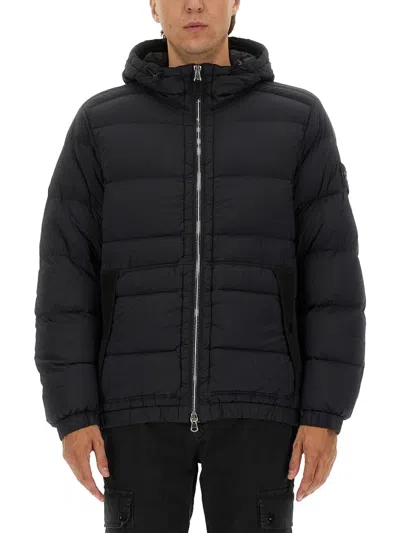 STONE ISLAND PADDED DOWN JACKET WITH HOOD