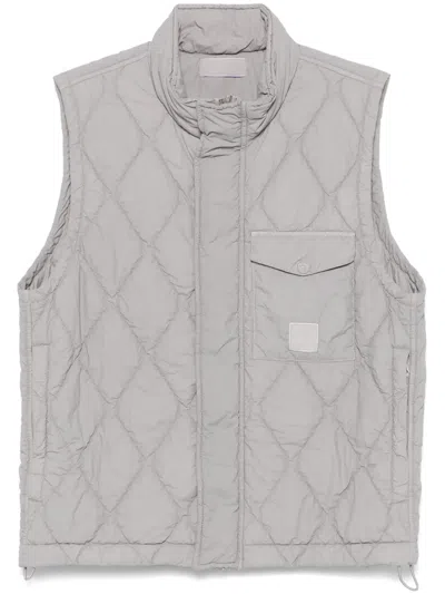 Stone Island Padded Gilet In Grey