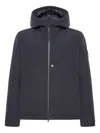 Stone Island Padded Jacket With Hood And Drip-proof In Black