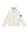 Stone Island Padded Hooded Jacket With Anti-drop And Wind Resistance In Neutral