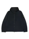 Stone Island Soft Shell-r Padded Jacket In Blue