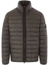 Stone Island Padded Jacket In Green