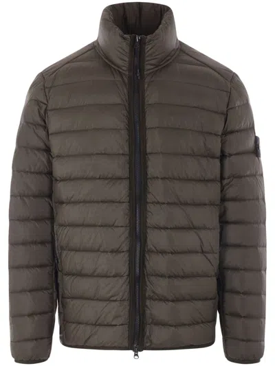 Stone Island Padded Jacket In Green