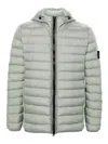 Stone Island Gray 40324 Loom Woven Chambers Down Jacket In Gris