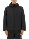 Stone Island Padded Jacket In Technical Fabric In Black