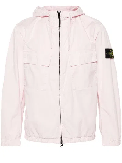 Stone Island Padded Jacket In Pink