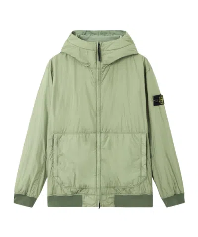 Stone Island Padded Jacket With Anti-drop And Wind Resistance In Green