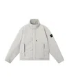 Stone Island Padded Jacket With Anti-drop And Zip Pockets In Gray