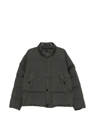 Stone Island 4100109 Crinkle Reps Ny Down Jacket With Wind Resistance And Anti-drop In Gold
