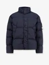 Stone Island Down Jacket In Lightweight Recycled Nylon Reps Jackets Blue