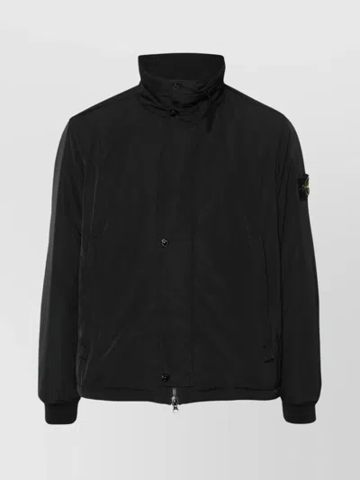 Stone Island Compass-badge Padded Jacket In Blue
