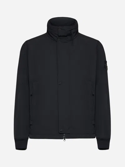 Stone Island Black Micro Twill Hooded Blouson