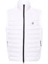 Stone Island Compass-motif Padded Gilet In White