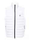 Stone Island Compass-motif Padded Gilet In White