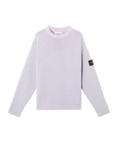 Stone Island Painted-effect Sweater In White