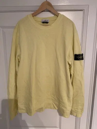 Pre-owned Stone Island Pale Yellow  Sweatshirt