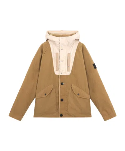 STONE ISLAND STONE ISLAND LOGO PATCH HOODED JACKET