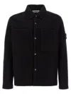 Stone Island Comfortable Overshirt With Chest Pockets In Black