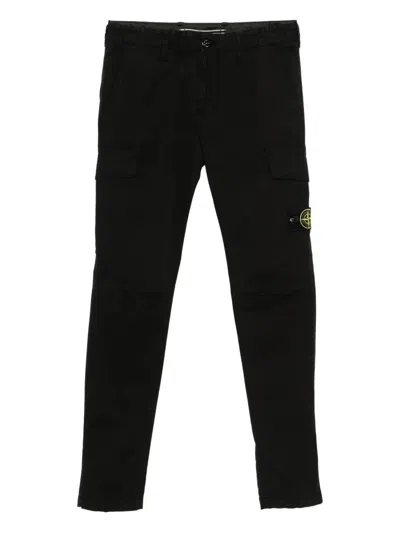 Stone Island Pantalon In Black