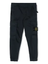 Stone Island Utility Cargo Trousers Stretch In Blue