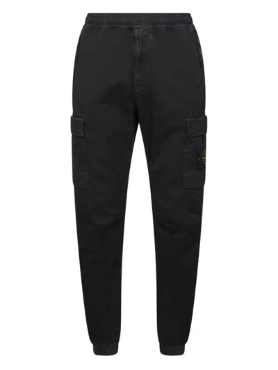STONE ISLAND REGULAR FIT COTTON CARGO PANTS