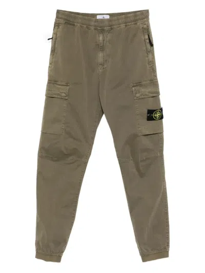 STONE ISLAND REGULAR FIT COTTON CARGO PANTS