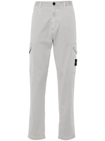 Stone Island Pantalone Regular Tapered Clothing In Grey