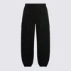 Stone Island Loose-fit Cargo Trousers With Elasticated Zipped Cuffs In Black