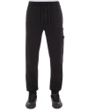 STONE ISLAND STONE ISLAND PANTALONS SWEAT NOIR COTON